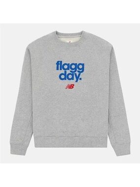 New Balance Cooper Flagg "Flagg Day" Sweatshirt Sz L MT51549AG Made in USA
